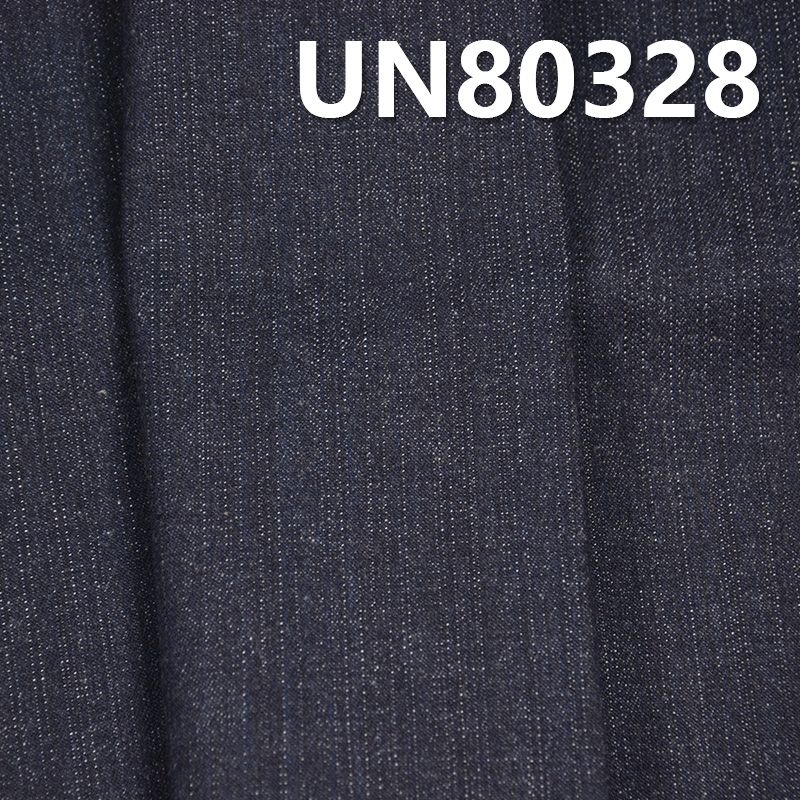 棉彈竹節牛仔布 11.45OZ 51/52" 99.1%棉0.9%彈竹節右斜牛仔布 UN80328