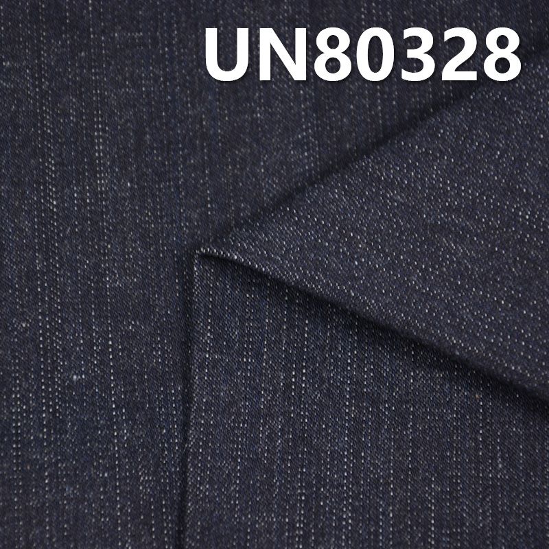 棉彈竹節牛仔布 11.45OZ 51/52" 99.1%棉0.9%彈竹節右斜牛仔布 UN80328