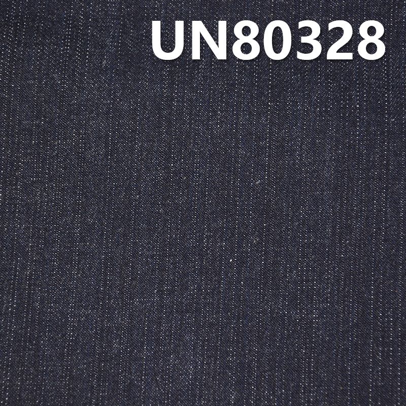 棉彈竹節牛仔布 11.45OZ 51/52" 99.1%棉0.9%彈竹節右斜牛仔布 UN80328