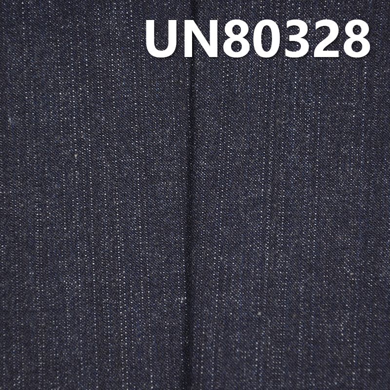 棉彈竹節牛仔布 11.45OZ 51/52" 99.1%棉0.9%彈竹節右斜牛仔布 UN80328