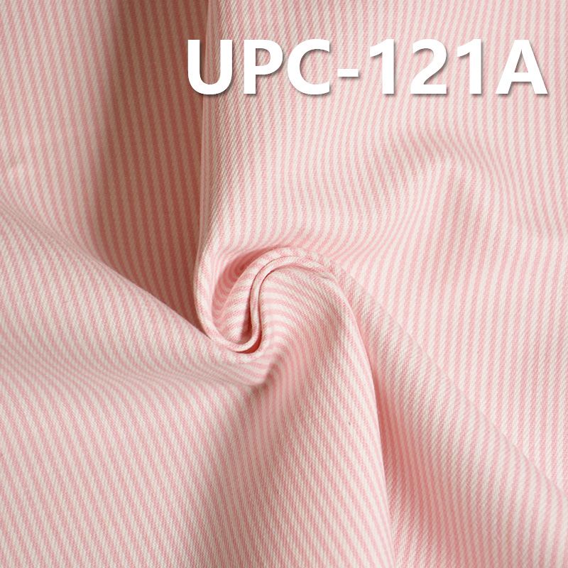 全棉2mm粉红色色织条 9oz 57/58" UPC-121A
