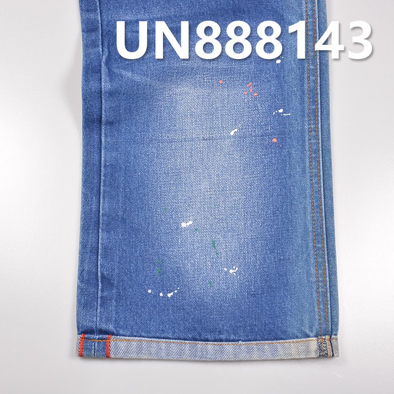 全棉右斜红边牛仔布 12.4oz 32-33" UN888143