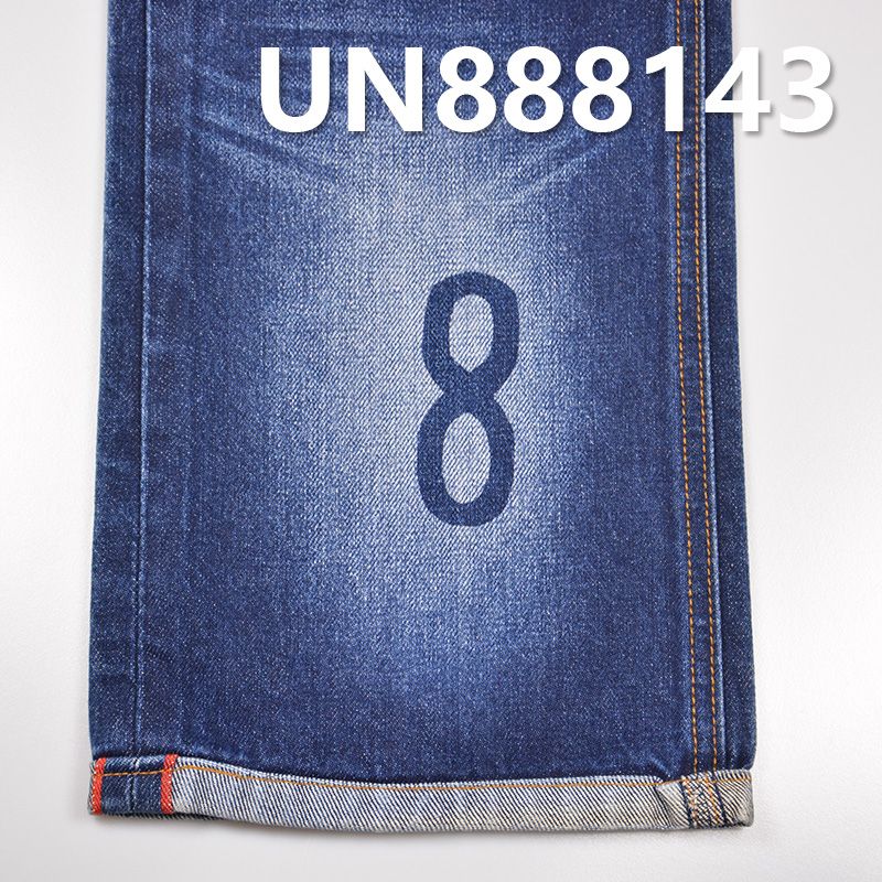 全棉右斜红边牛仔布 12.4oz 32-33" UN888143