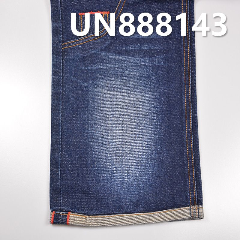 全棉右斜红边牛仔布 12.4oz 32-33" UN888143