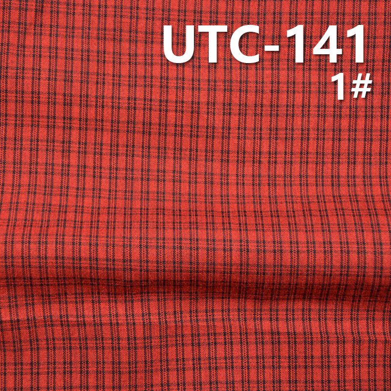 涤棉色织格子布|135g/m2色织布|格仔布|衬衫 裙子面料