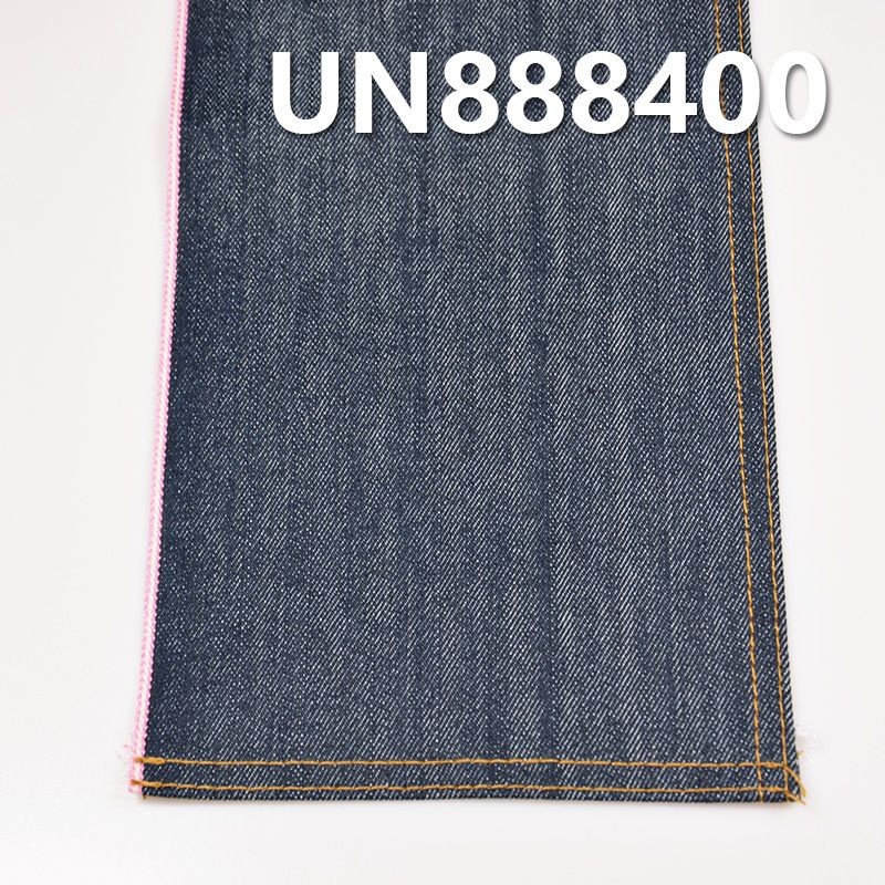 100%棉竹节右斜红边牛仔布 14.5oz 29/30" UN888400