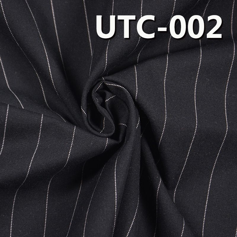 T/C弹力色织布|216g/m2棉涤弹力色织条纹帆布|裤子 裙子 休闲外套面料