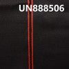 黑面黑底重磅牛仔 22oz 31/32" 全棉右斜重磅色织红边牛仔布 UN888506