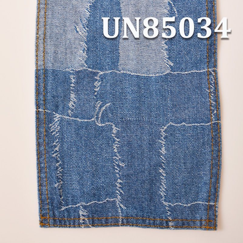 全棉提花百家衣牛仔布 9.9oz 58/59" UN85034