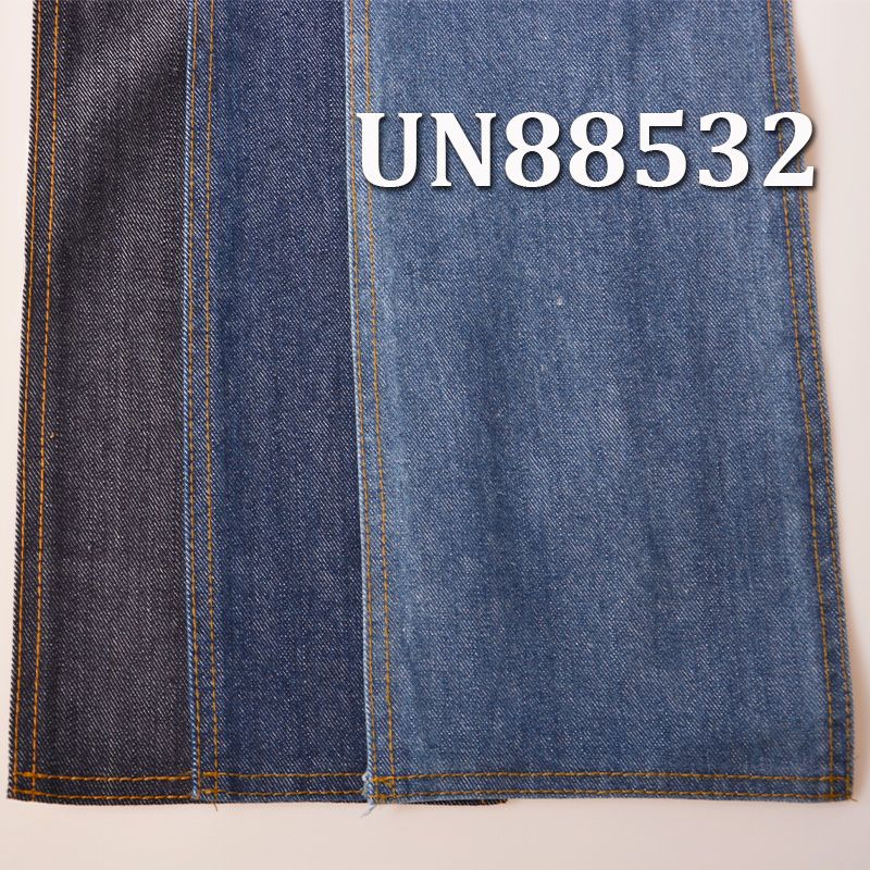 99%棉1%弹竹节左斜丝光弹力牛仔布 11.8oz 57/58" UN88532