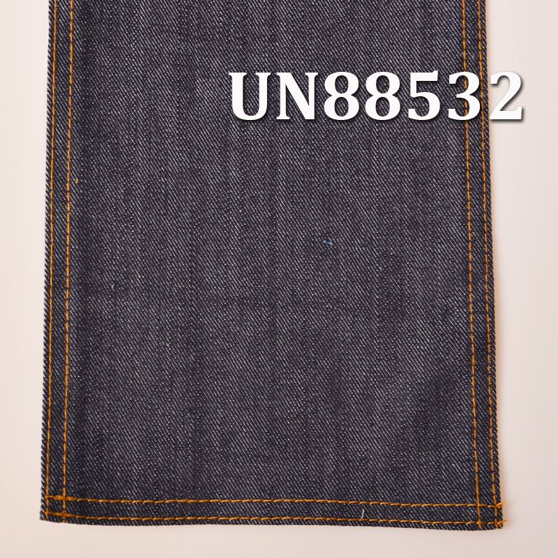 99%棉1%彈竹節左斜絲光彈力牛仔布 11.8oz 57/58" UN88532