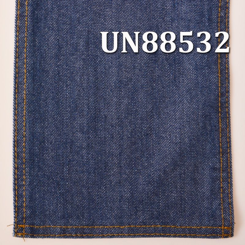 99%棉1%弹竹节左斜丝光弹力牛仔布 11.8oz 57/58" UN88532