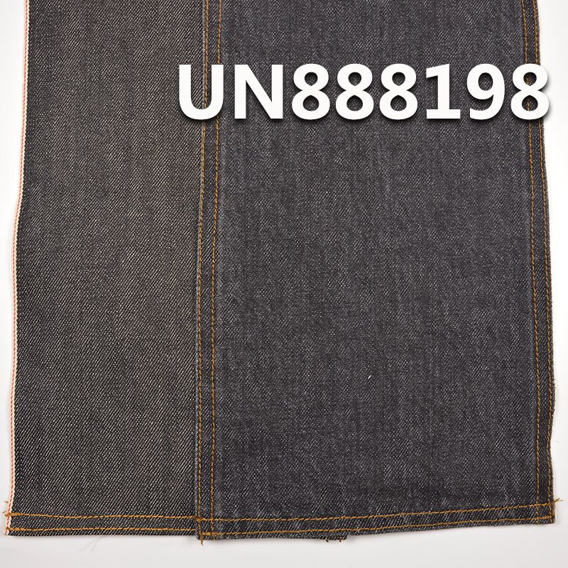 全棉竹节右斜红边牛仔 13.5oz 32" UN888198