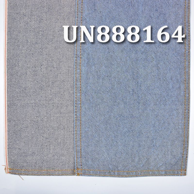 抓毛红边牛仔布|12安士(oz)全棉色边牛仔布|双面斜牛仔布|赤耳丹宁|秋冬牛仔裤 牛仔裙 外套夹克面料