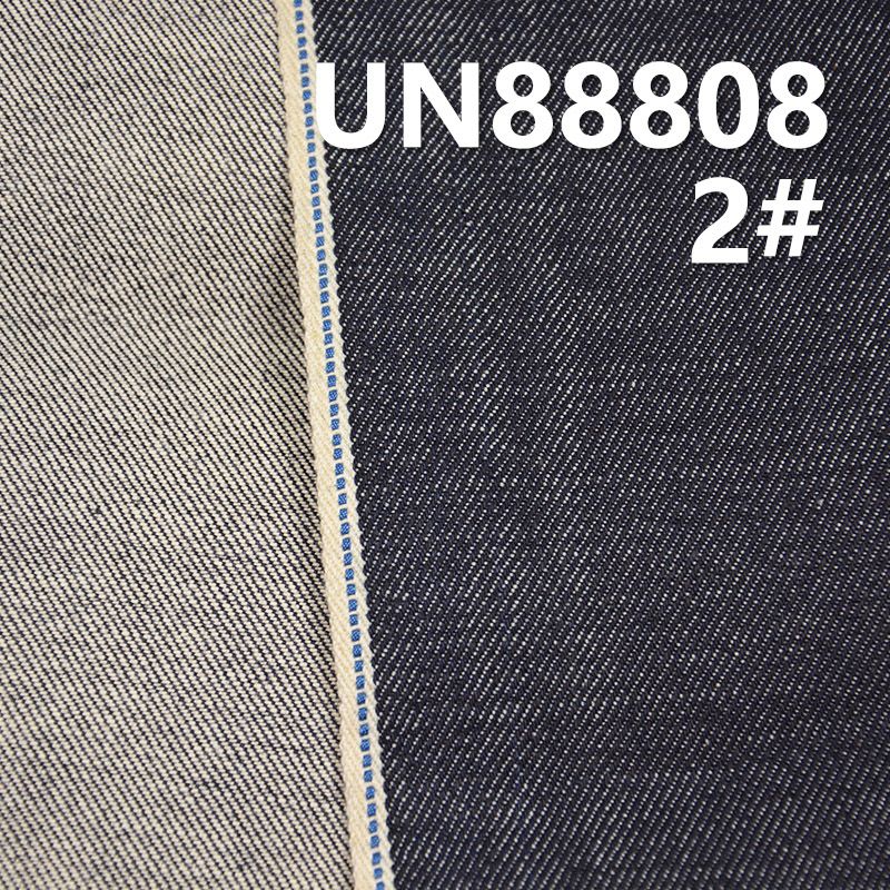 全棉竹节右斜红边牛仔布 14.5oz 32" UN88808