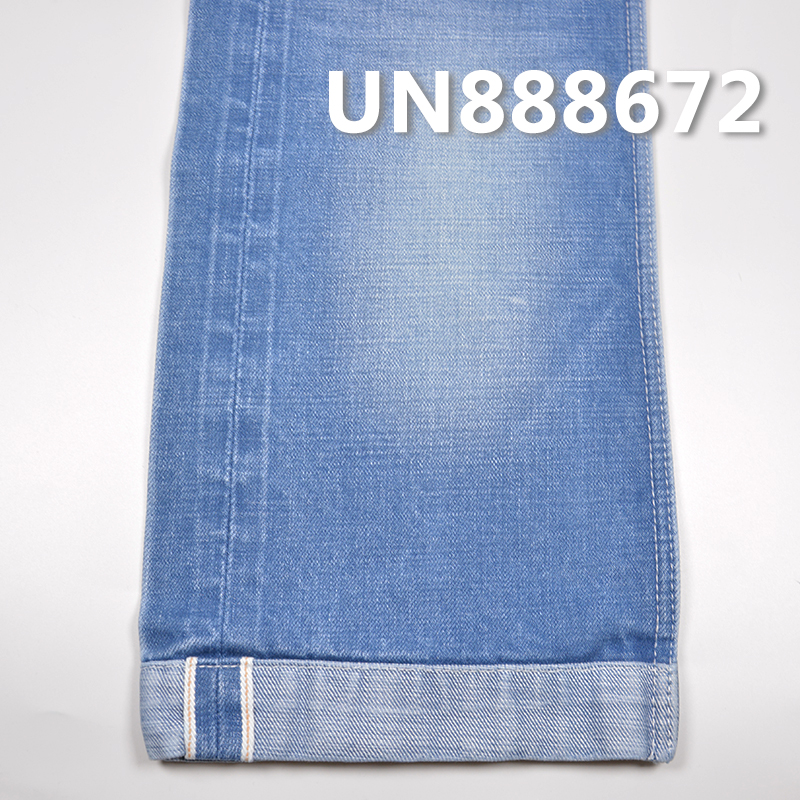 100%棉竹節右斜紅邊牛仔布 13oz 32/33" UN888672