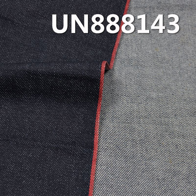 全棉右斜红边牛仔布 12.4oz 32-33" UN888143