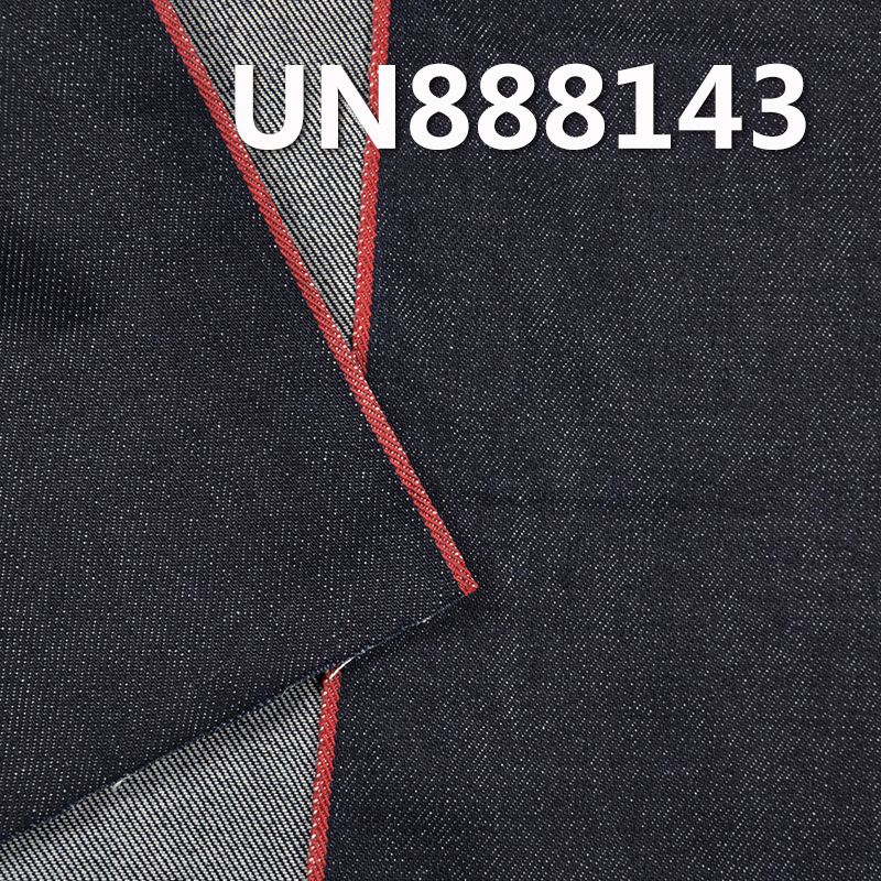 全棉右斜红边牛仔布 12.4oz 32-33" UN888143