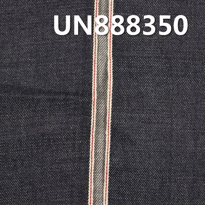 100%棉竹节右斜红边牛仔布 14.5oz 31/32" UN888350