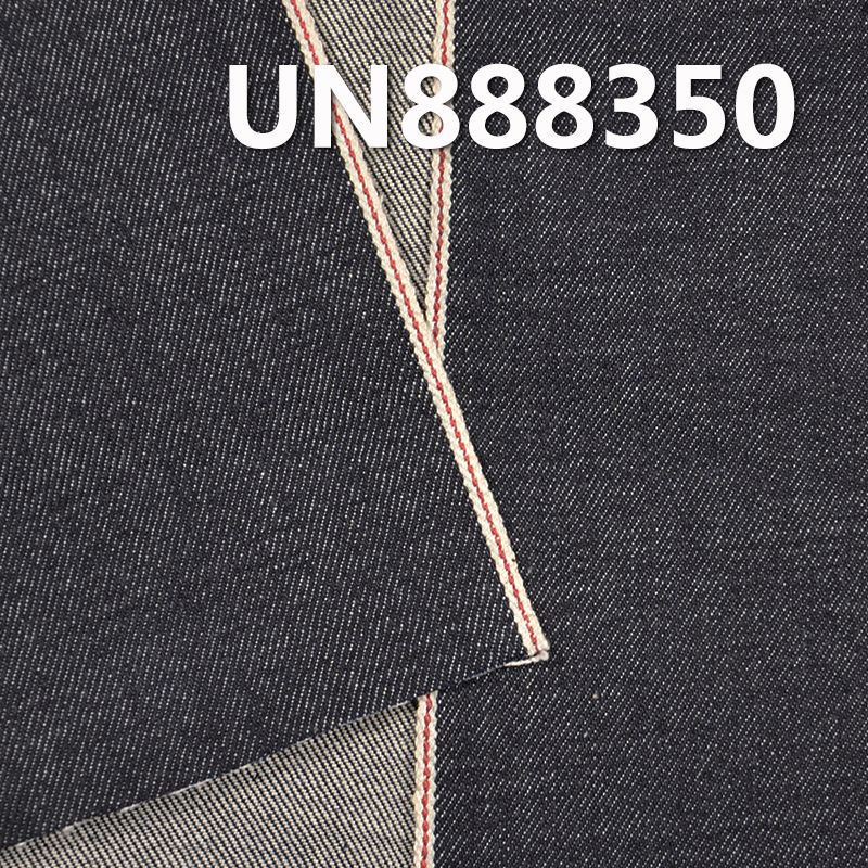 100%棉竹節右斜紅邊牛仔布 14.5oz 31/32" UN888350