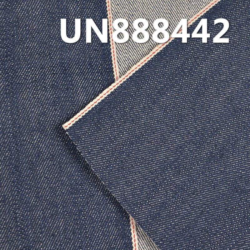 100%棉竹节右斜红边牛仔布 14oz 28/29" UN888442