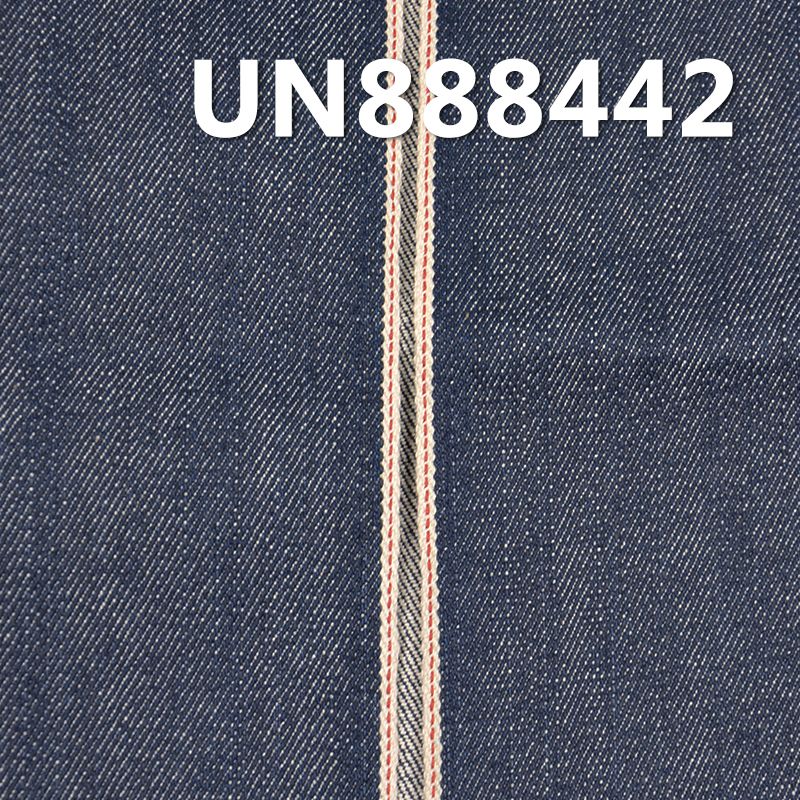 100%棉竹节右斜红边牛仔布 14oz 28/29" UN888442