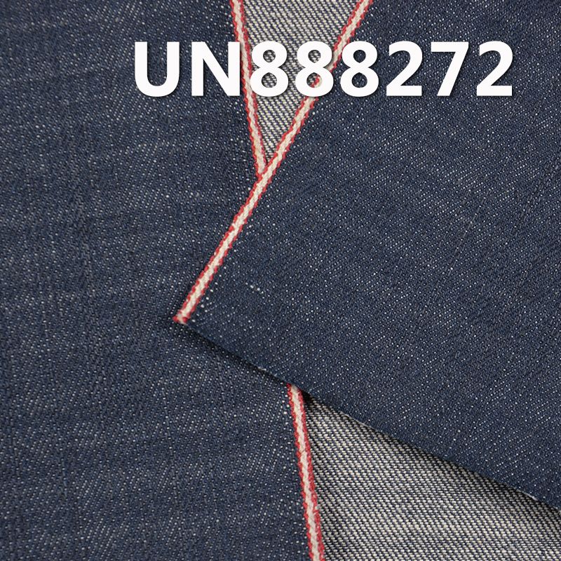 100%竹节右斜色邊牛仔布 12.5oz 31/32" UN888272