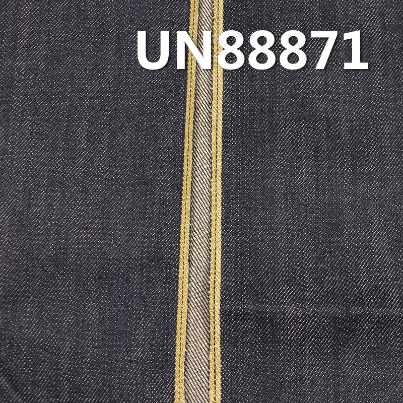 100%棉竹节右斜红边牛仔布 13.3oz 32/33" UN88871