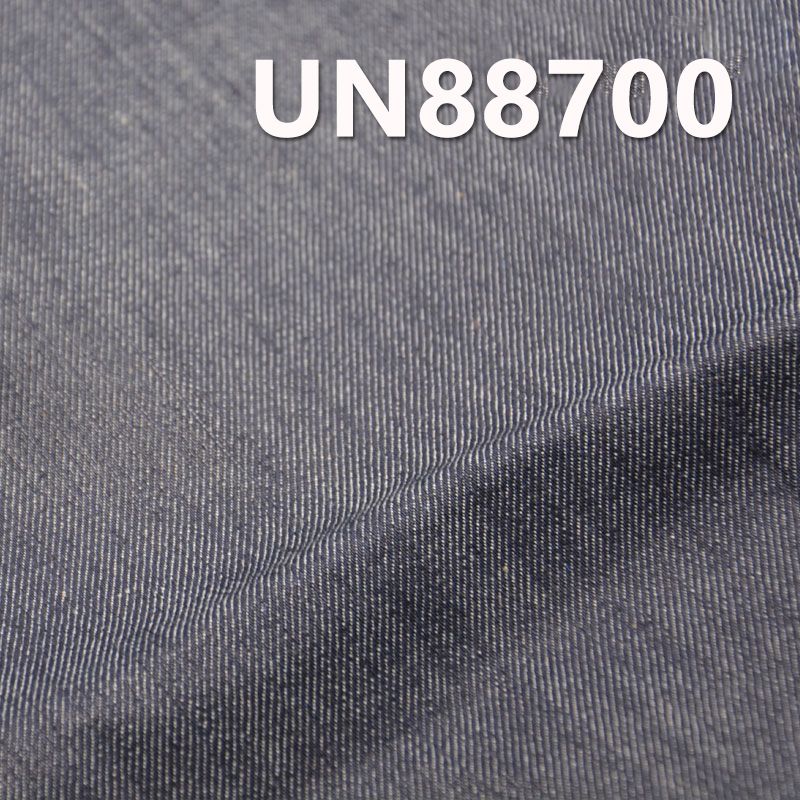 滌棉彈力牛仔布 11.8OZ 52/54" 87.5%棉10.6%滌1.9%雙芯彈力竹節右斜紋牛仔布 UN88700