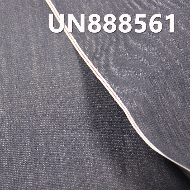 T400双芯弹力红边牛仔布|10.5安士(oz)莱卡弹力竹节牛仔布料|四片右斜|弹力牛仔裤 牛仔夹克 外套面料