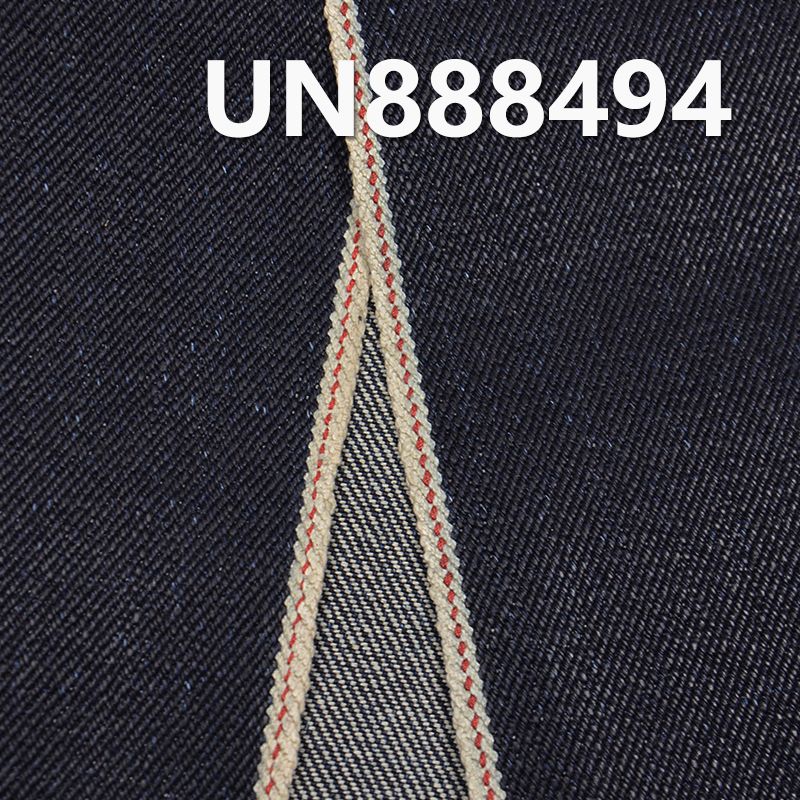 全棉竹节右斜重磅紅邊牛仔布 22oz 32/33" UN888494