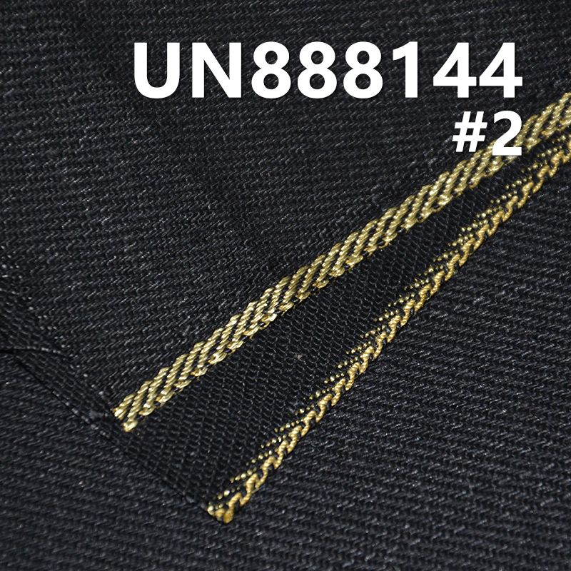 赤耳古法丹宁布  多色 12.5oz 31/32" 全棉竹節右斜金边色边布 UN888144