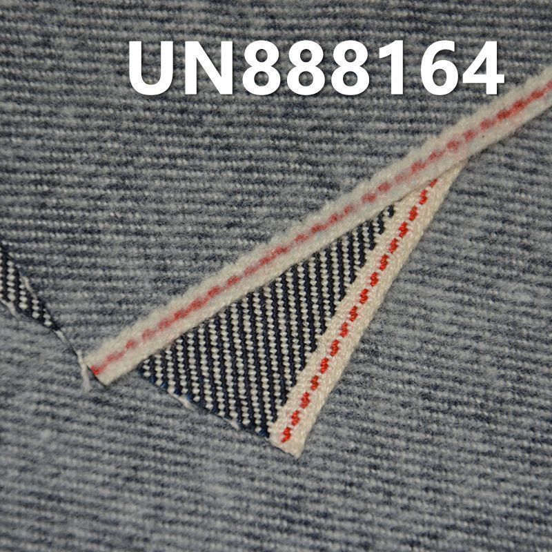 抓毛红边牛仔布|12安士(oz)全棉色边牛仔布|双面斜牛仔布|赤耳丹宁|秋冬牛仔裤 牛仔裙 外套夹克面料