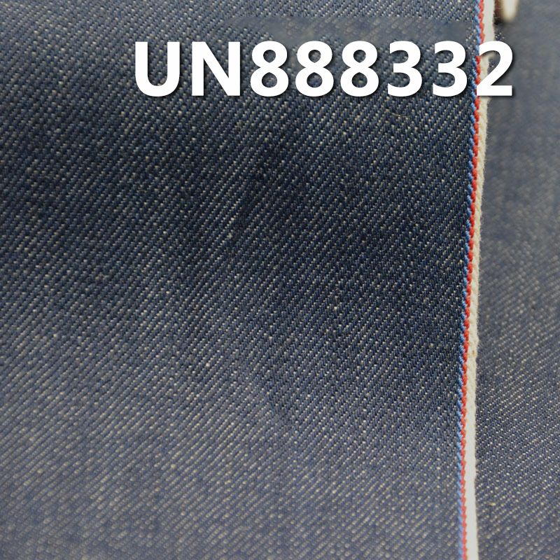 100%棉竹节右斜红边牛仔布 11.5oz 31/32" UN888332