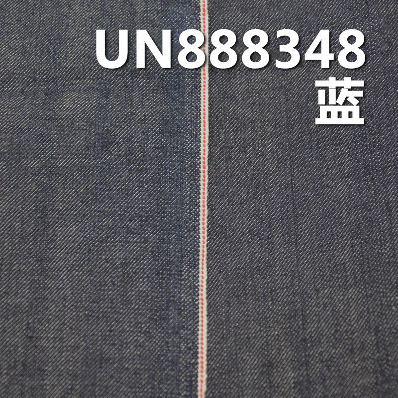 100%棉竹节右斜红邊牛仔布 11.4oz 32/33" UN888348