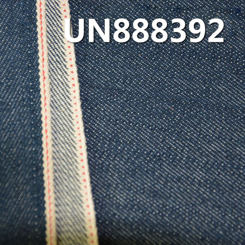 100%棉竹節右斜紅邊牛仔布 14oz 29/30" UN888392