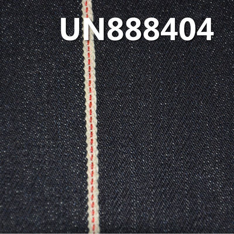 無彈重磅紅邊牛仔 17oz 31/32" 100%棉竹節右斜紅邊牛仔布 UN888404