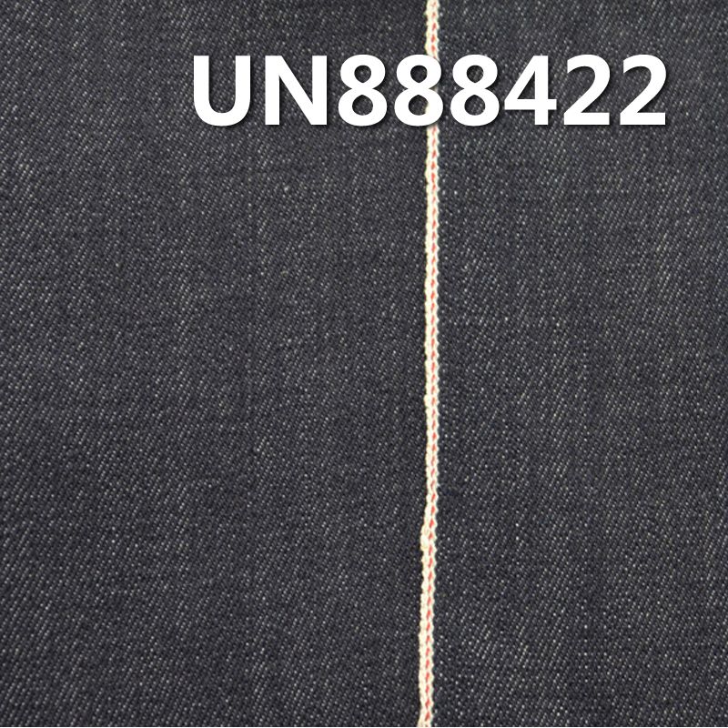 100%棉竹節右斜重磅紅邊牛仔布 18.5oz 32/33" UN888422