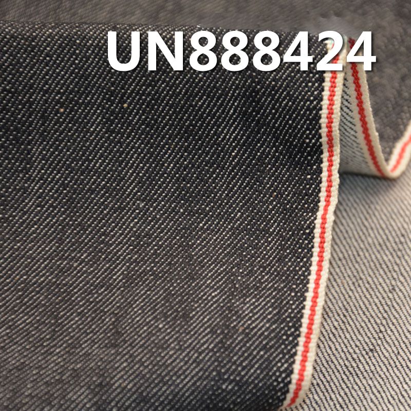 99%棉1%彈力竹節右斜紅邊牛仔布 11.5oz 31/32" UN888424