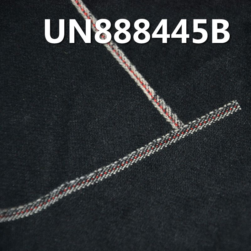 全棉染色雙面抓毛色邊牛仔布 10.5oz 32/33" UN888445B