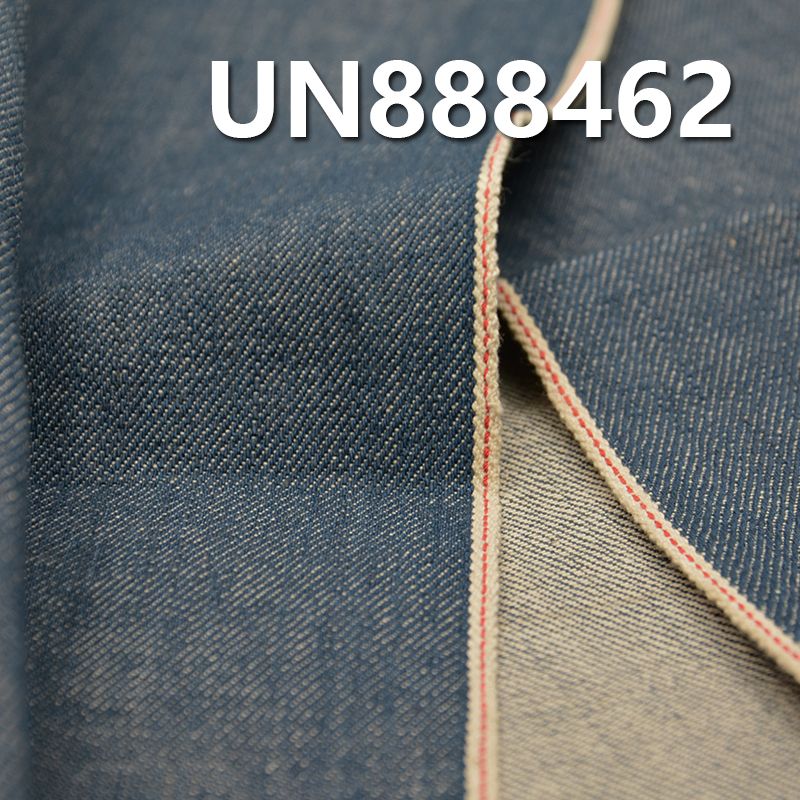 全棉竹节斜纹牛仔 12OZ 31/32" 全棉竹节右斜红边牛仔布 UN888462