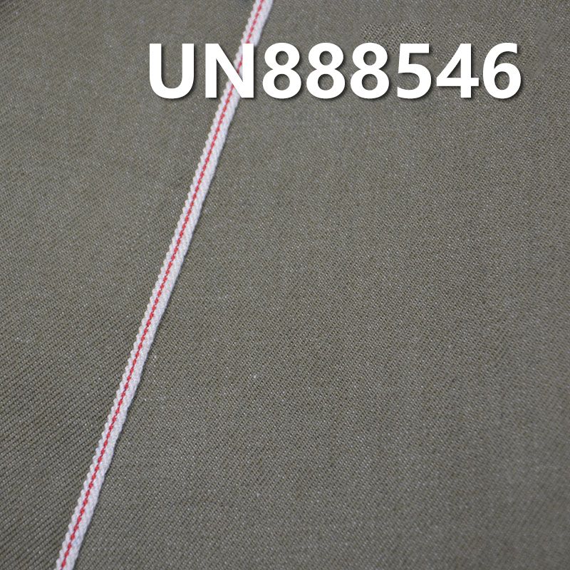 全棉右斜色織牛仔 13.3oz 32/33" 全棉右斜色織紅邊牛仔布 UN888546