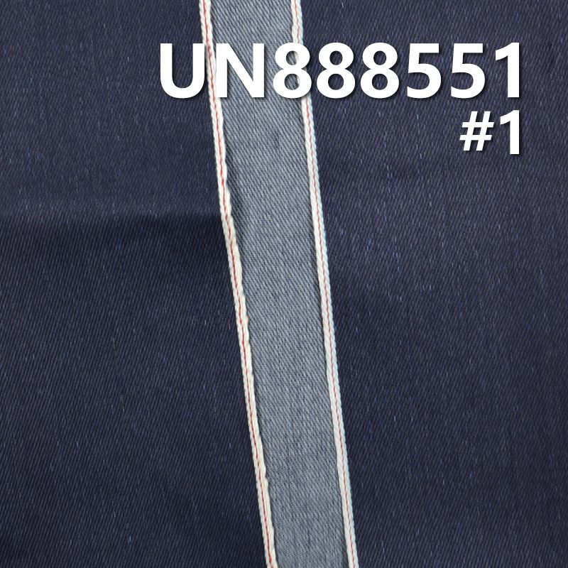 全棉重磅右斜紅邊牛仔布 24oz 30/31" UN888551