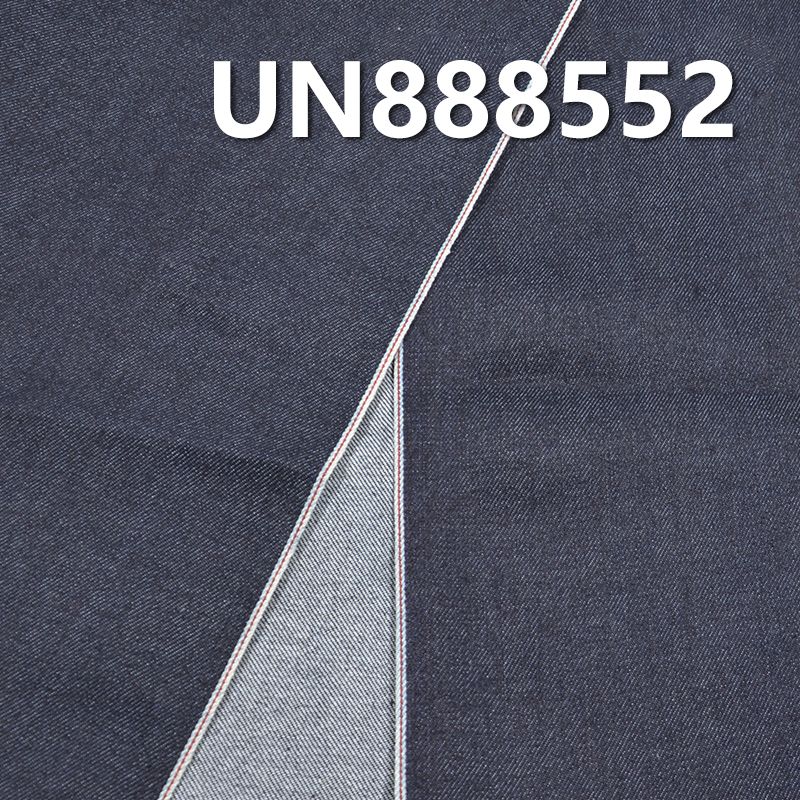 全棉竹节右斜红边牛仔布 11oz 31/32" UN888552