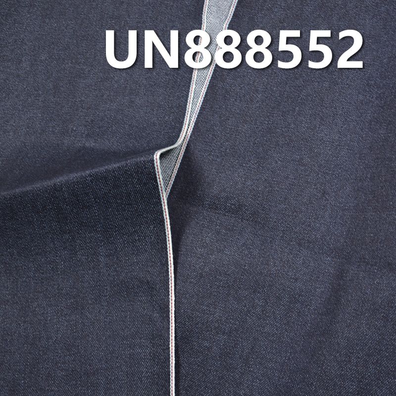 全棉竹节右斜红边牛仔布 11oz 31/32" UN888552