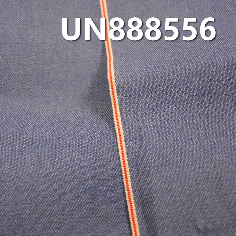 99%棉1%氨綸右斜紅邊牛仔布 11.7oz 32/33" UN888556