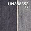 全棉竹节右斜红边牛仔布 10.7oz 33/34" UN888652