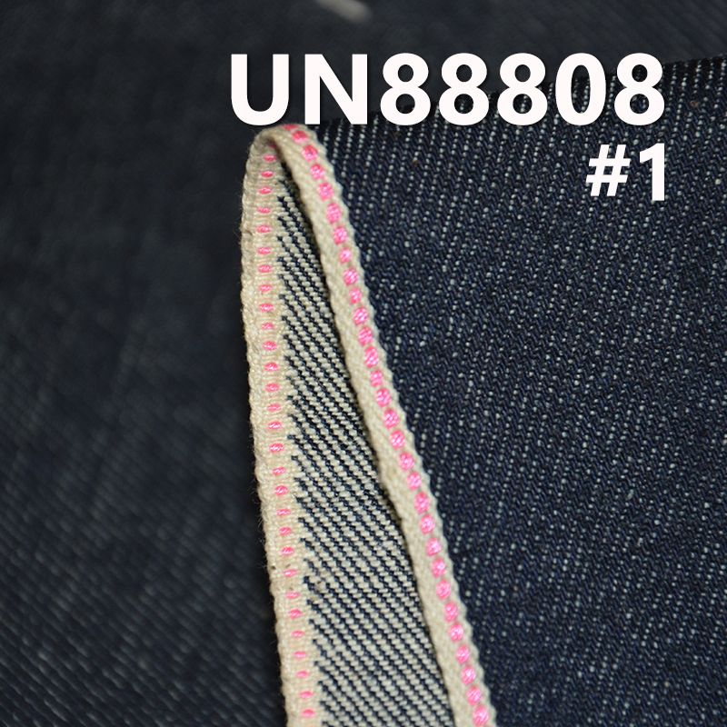 全棉竹節右斜紅邊牛仔布 14.5oz 32" UN88808