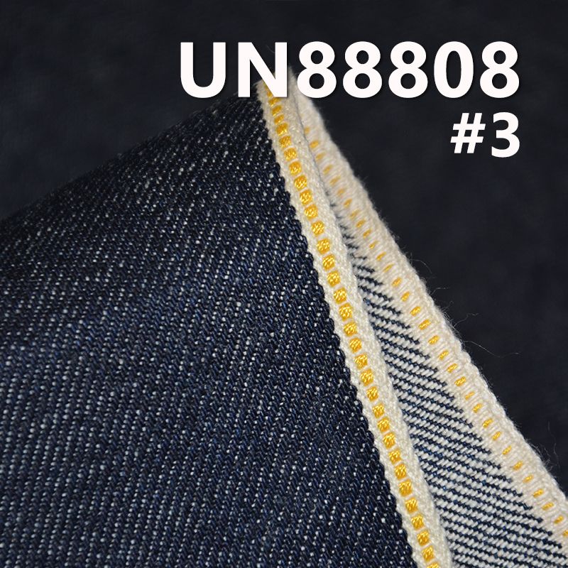 全棉竹节右斜红边牛仔布 14.5oz 32" UN88808