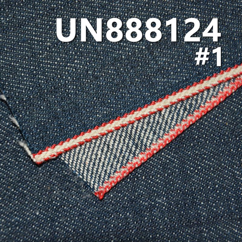 全棉竹節右斜牛仔 四色可選 14oz 32/33" 全棉竹節右斜紅邊牛仔 UN888124